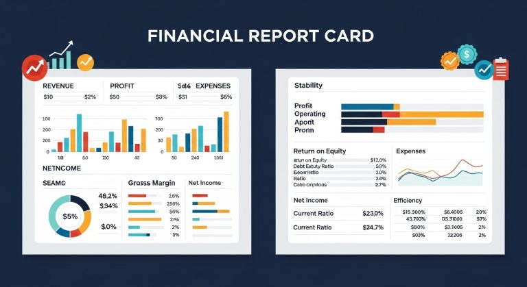 Grade a company’s performance with its income statement